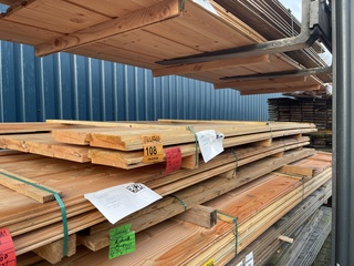 Ca. 18x Douglas Zweeds Rabat, 28x190mm, lengte 400cm